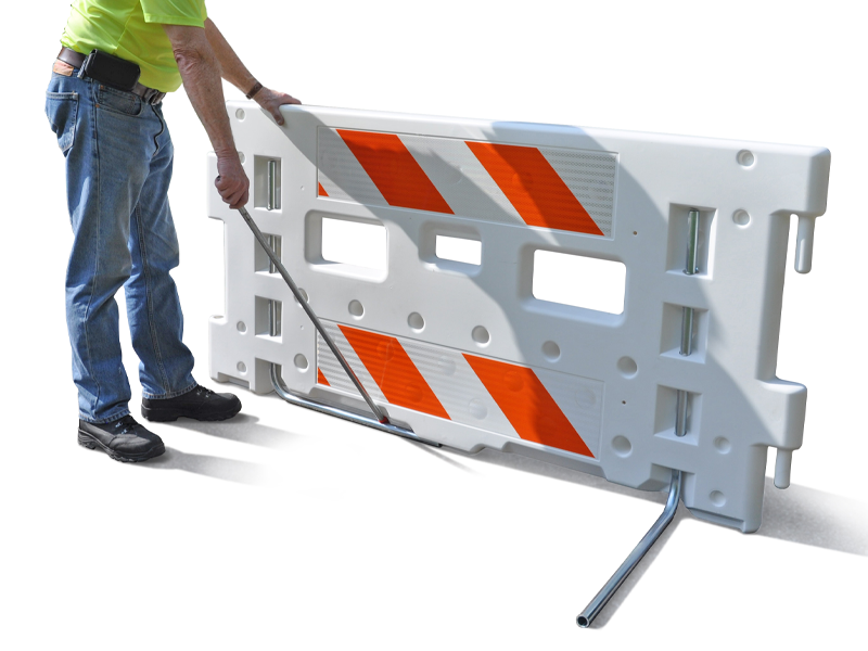  True?Title SafetyWall Legs fold for easy storage: