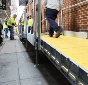 INNOVATIVE RAMP PROVIDES ACCESSIBILITY TO SIDEWALK OBSTRUCTION IN D.C. WORK ZONE